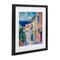 Stupell Industries Mediterranean Coastal Town Framed Print Under Glass, design by LSR Creative Studio